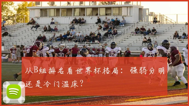 从B组排名看世界杯格局:强弱分明还是冷门温床?