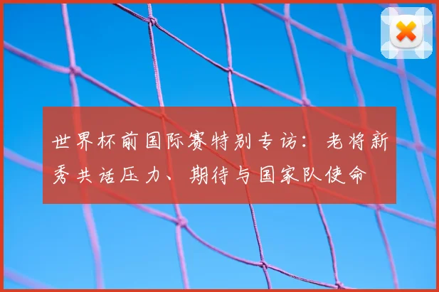 世界杯前国际赛特别专访：老将新秀共话压力、期待与国家队使命